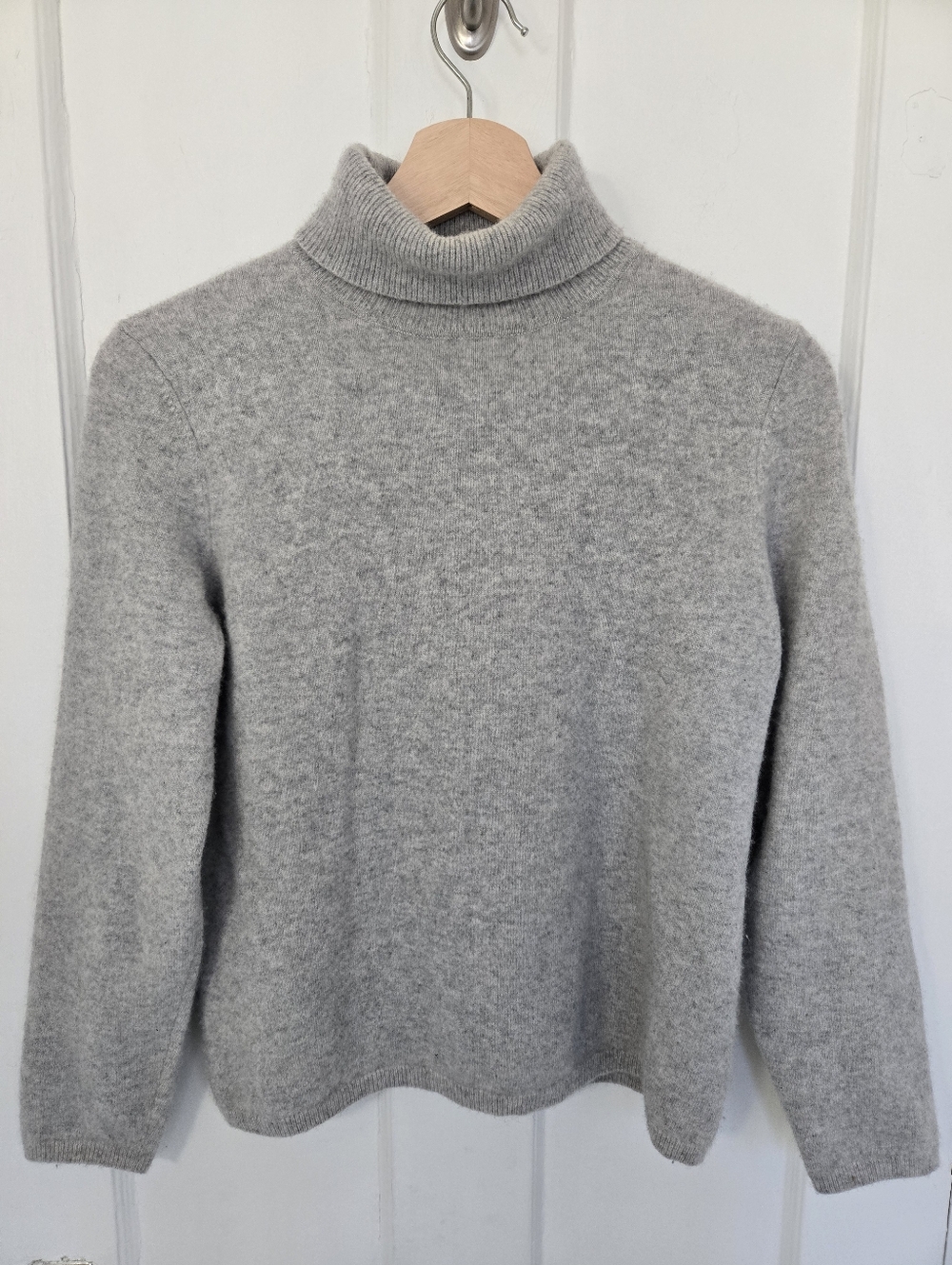Charter Club Heather Gray Turtleneck Sweater